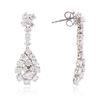 Image 2 : 14KT White Gold 1.83ctw Diamond Earrings