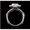 Image 3 : 18KT White Gold 2.55ctw Diamond Ring