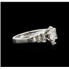 Image 2 : 0.73ctw Diamond Ring - 14KT White Gold