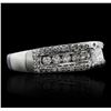 Image 2 : 14KT White Gold 1.20ctw Diamond Ring