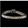Image 1 : 14KT White Gold 26.22ctw Diamond Tennis Bracelet