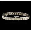 Image 2 : 14KT White Gold 26.22ctw Diamond Tennis Bracelet