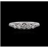 Image 1 : 14KT White Gold 0.75ctw Diamond Ring