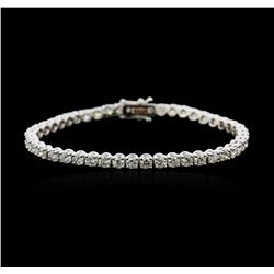 18KT White Gold 7.06ctw Diamond Tennis Bracelet