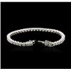 Image 3 : 18KT White Gold 7.06ctw Diamond Tennis Bracelet