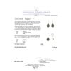 Image 3 : 2.68ctw Fancy Brown Diamond Earrings - 14KT White Gold