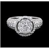 Image 1 : 14KT White Gold 2.65ctw Diamond Ring