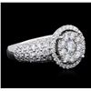 Image 2 : 14KT White Gold 2.65ctw Diamond Ring