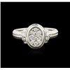 14KT White Gold 0.39ctw Diamond Ring