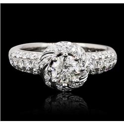 18KT White Gold 1.76ctw Diamond Ring