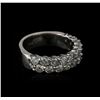 Image 2 : 14KT White Gold 1.76ctw Diamond Ring