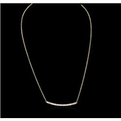 14KT Yellow Gold 0.84ctw Diamond Necklace