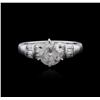 Image 1 : 18KT White Gold 1.66ctw Diamond Ring