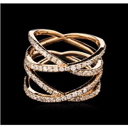 0.97ctw Diamond Ring - 14KT Rose Gold