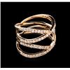 Image 2 : 0.97ctw Diamond Ring - 14KT Rose Gold