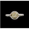Image 1 : 0.75ctw Diamond Ring - 14KT Two-Tone Gold