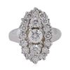Image 1 : 14KT White Gold 2.30ctw Diamond Ring