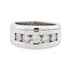 Image 1 : 14KT White Gold 1.26ctw Diamond Ring