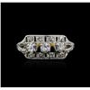 Image 1 : 14KT Yellow Gold 0.50ctw Diamond Ring
