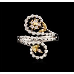 18KT Two-Tone Gold 0.60ctw Diamond Ring