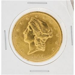 1904 $20 BU Liberty Head Double Eagle Gold Coin