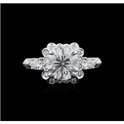 2.57ctw Diamond Ring - 18KT White Gold