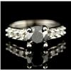 Image 1 : 14KT White Gold 1.59ct Black Diamond Ring