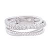 Image 1 : 14KT White Gold 0.32ctw Diamond Ring