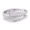 Image 2 : 14KT White Gold 0.32ctw Diamond Ring