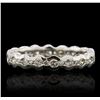 Image 1 : 14KT White Gold 0.99ctw Diamond Ring
