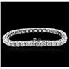 Image 2 : 14KT White Gold 7.15ctw Diamond Tennis Bracelet