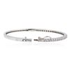 Image 3 : 14KT White Gold 1.32ctw Diamond Bangle Bracelet
