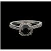 Image 1 : 1.13ctw Black Diamond Ring - 14KT White Gold