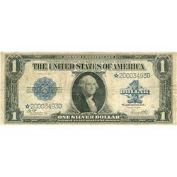 U.S. Series 1923 $1 Silver Certificate Bank Note