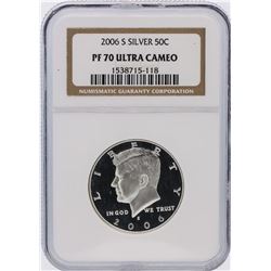 2006-S NGC Graded PF70 Ultra Cameo 50 Cent Half Dollar Silver Coin