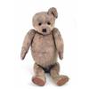 Image 1 : An early English teddy bear, possibly Farnell, woodwool filled, with hump back and large black gl...