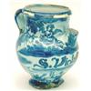 Image 1 : An 18th century Italian majolica wet drug jar, inscribed 'S. Viola... Sem' and painted with cheru...