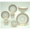 Image 1 : A late 18th century Derby 15-piece part tea and coffee set, including milk jug, sugar bowl and sa...