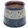 Image 1 : A Doulton Lambeth glazed stoneware jardiniere, vaguely in the form of a bee hive with Art Nouveau...