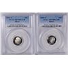 Image 1 : 2002-S & 04-S SILVER ROOSEVELT DIMES PCGS PR-70 DCAM