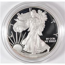 2008 PROOF AMERICAN SILVER EAGLE IN NICE ORIGINAL BOX/CERT