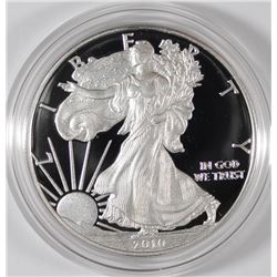 2010 PROOF AMERICAN SILVER EAGLE IN NICE ORIGINAL BOX/CERT