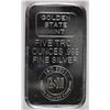 Image 1 : A FIVE OUNCE .999 SILVER BAR ( GOLDEN STATE MINT )