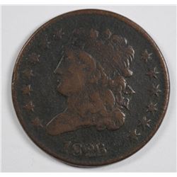 1826 HALF CENT F/VF