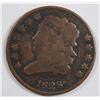 Image 1 : 1828 HALF CENT (12 STAR) VG/F