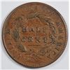 Image 2 : 1828 HALF CENT (13 STAR) VF/XF