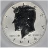 Image 2 : 2014-W (REVERSE PROOF) SILVER KENNEDY HALF DOLLAR PCGS PR-70 !!!! (FIRST STRIKE)