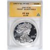 Image 1 : 1997 PROOF SILVER AMERICAN EAGLE ANACS PF-69 DCAM