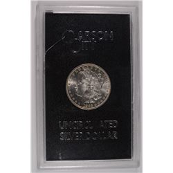 1883-CC MORGAN SILVER DOLLAR, GSA HOLDER CHOICE BU WHITE! NO PACKAGING