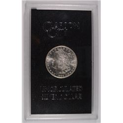 1884-CC MORGAN SILVER DOLLAR, GSA HOLDER GEM  BU WHITE! NO PACKAGING